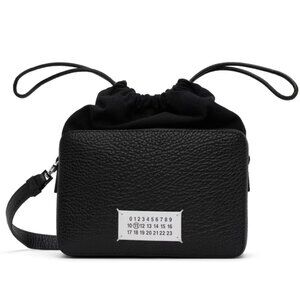 Maison Margiela - Panelled Drawstring Shoulder Bag (Black)